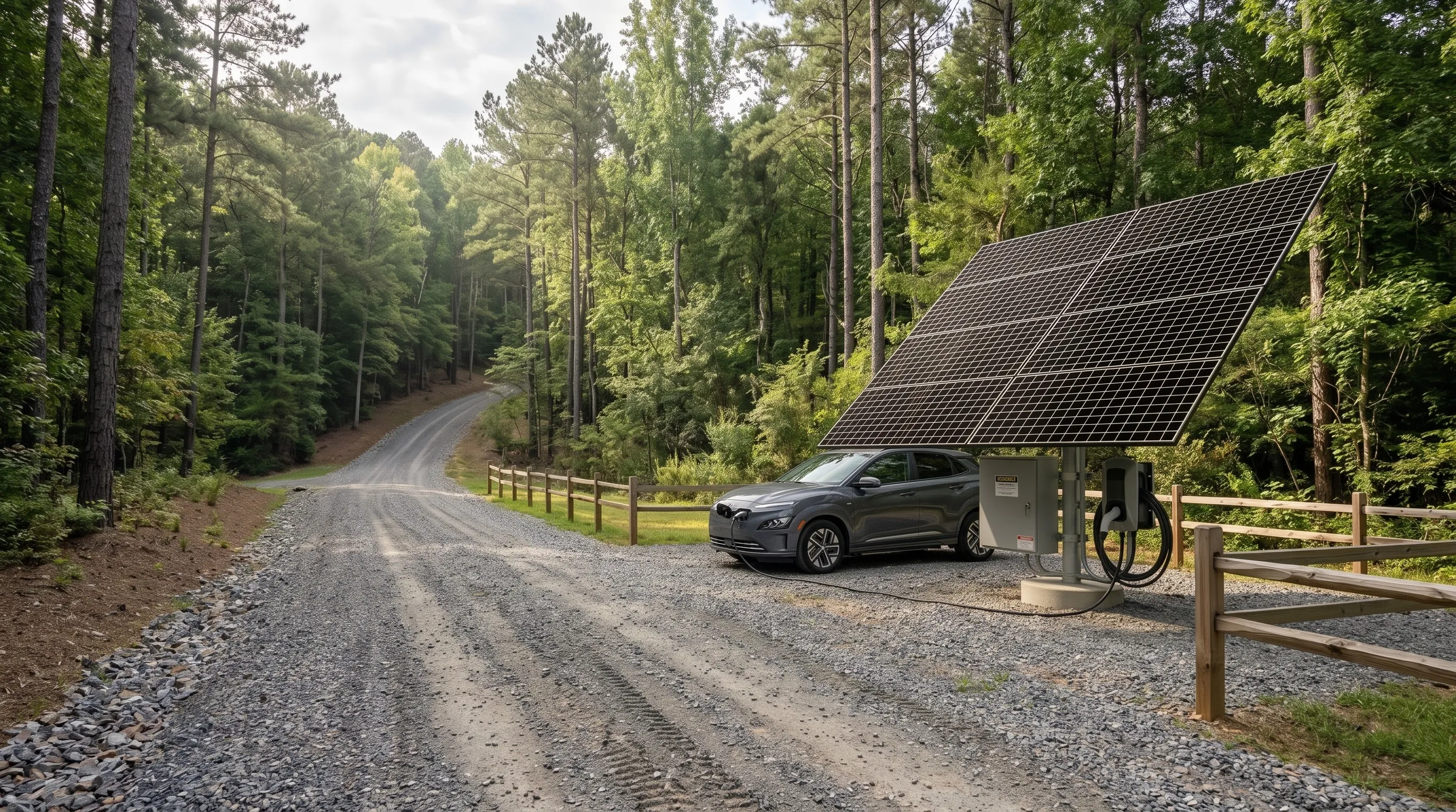 Single 5kW EV Charger with 20kWh Battery Bank