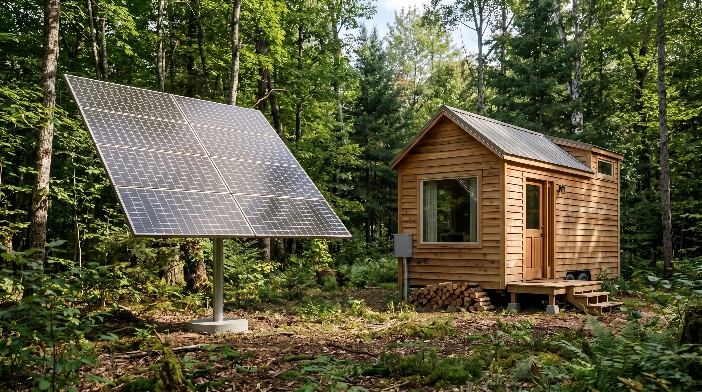 Solar Offgrid Tiny House, detail 2