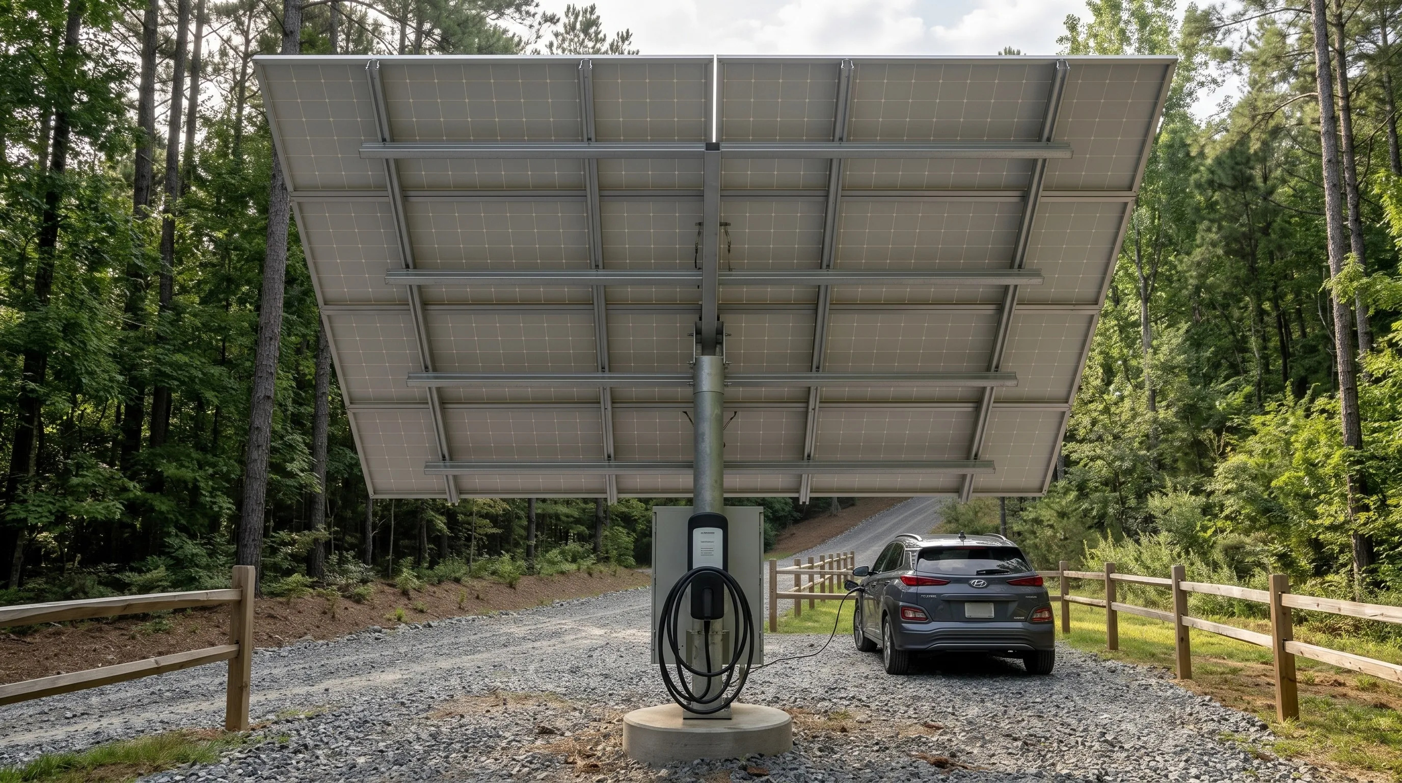 Single 5kW EV Charger with 20kWh Battery Bank, detail 2